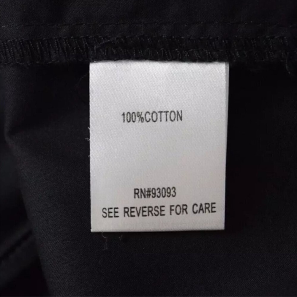 TYLER BOE BLACK COTTON LONG SLEEVE TUNIC BLOUSE